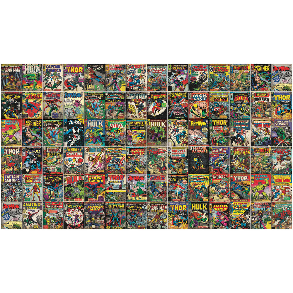 Marvel Comic Cover Wall Mural by RoomMates Disney Kids Vol. 4 Material - RoomMates Peel and Stick Wall Murals are made of vinyl that is washable and water resistant. Easy to Remove - Our adhesive is strong enough to stick to any smooth and clean surface, but gentle enough to remove in seconds and in full strips without causing damage to painted walls. No wallpaper removal tools are needed. Peel & Stick 0 - Fabric Carolina -