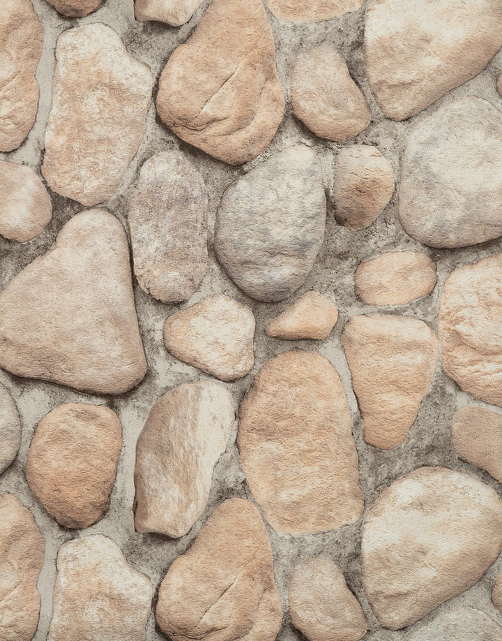 River Rock Slate Grey & Desert Brown Wallpaper by York Wallcoverings Best Sellers Covers about 56.4 square feet 20.5-in by 33-ft long roll Unpasted 0 - Fabric Carolina -