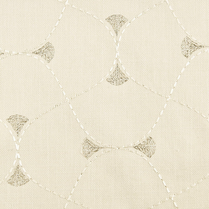 Roadster 2 Almond by Stout Fabric Color My Window Oatmeal/Parchment 54% Polyester 40% Cotton 6% Spun Viscose Embroidery INDIA FLAME RETARDANT-U.F.A.C. CLASS 1 (OR A) Horizontal: 6.25 and Vertical: 6.25 51 in - Fabric Carolina -