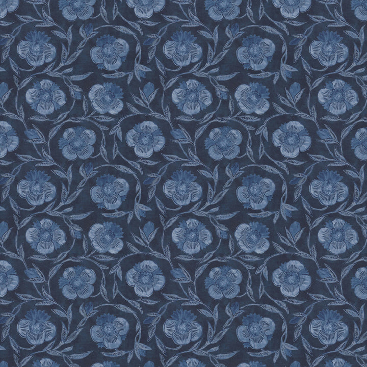 Robert 2 Royal by Stout Fabric Stout Fabric Robert 2 RoyalFabric RAINBOW LIBRARY HARBOR/INK 50%COT 35%SVI 15%LIN INDIA </p><p>Repeat: H: 11.000, V: 10.750 55 in - Fabric Carolina -
