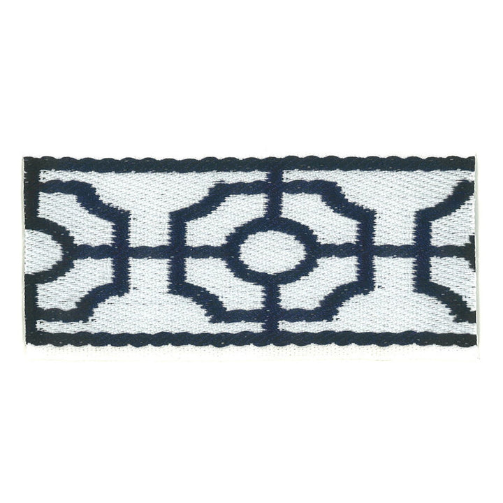 Rocco 2 Navy by Stout Trim Stout Trim Rocco 2 NavyTrim INSIGHTS TRIM CHINA </p><p>Repeat: H: 1.875, V: 0.000 2 in - Fabric Carolina -