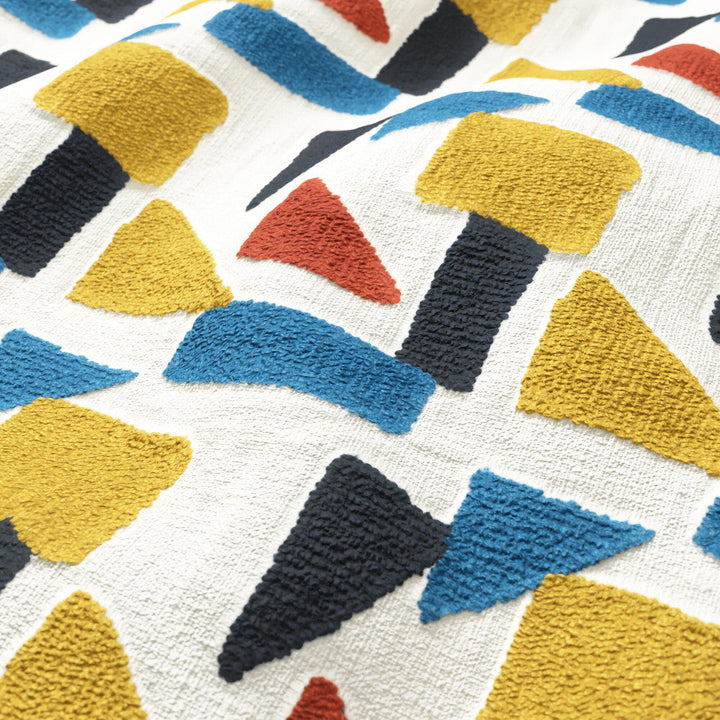 Rockaway 18J9161 by JF Designer Fabric TRIBUTE 82% Polyester, 18% Cotton India H: 17.75, V: 9.5 55 - Swanky Fabrics -