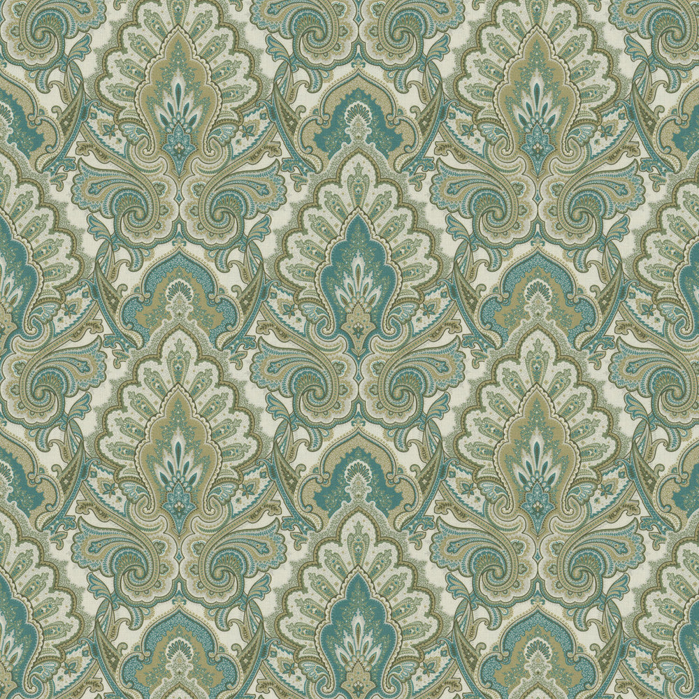 Roget 1 Shoreline by Stout Fabric Stout Fabric Roget 1 ShorelineFabric Comfortable Living Sage/Moss 100%Cot India </p><p>Repeat: H: 27, V: 25.5 54 in - Fabric Carolina -