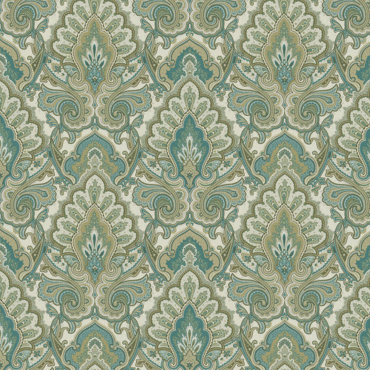 Roget 1 Shoreline by Stout Fabric Stout Fabric Roget 1 ShorelineFabric Comfortable Living Sage/Moss 100%Cot India </p><p>Repeat: H: 27, V: 25.5 54 in - Fabric Carolina -