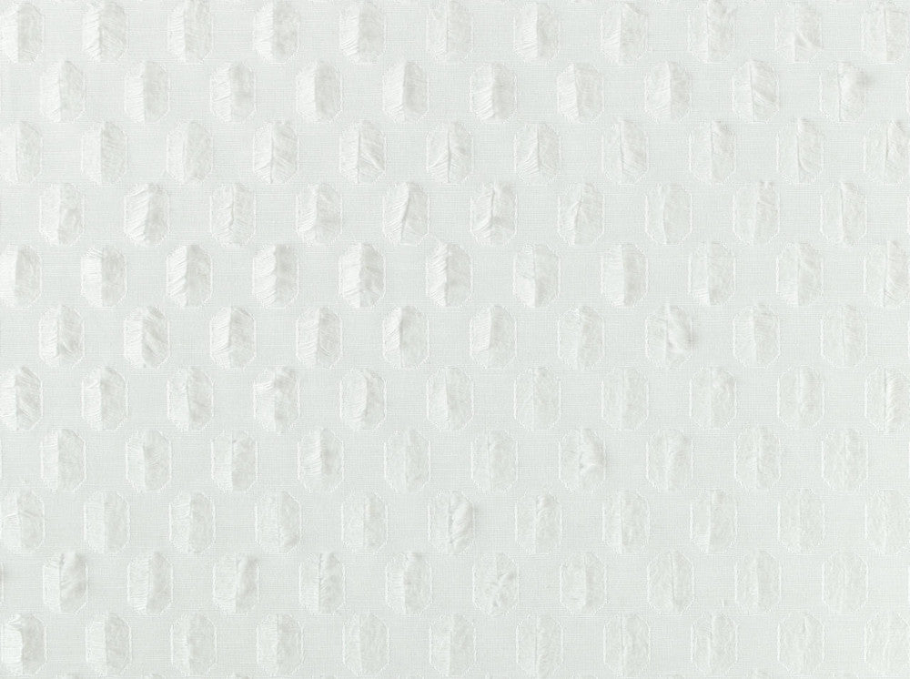 Roka 143 Optic White by Covington Fabric 69% POLYESTER, 31% COTTON India 5000 Horizontal: 1.25 and Vertical: 1.75 58 - Fabric Carolina -