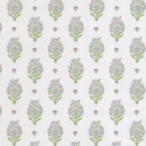 Romance Blue Green by Norbar Fabric ROMANCE 100% COTTON SPAIN 6 3/4"V 6 3/8"H 55" - Fabric Carolina -