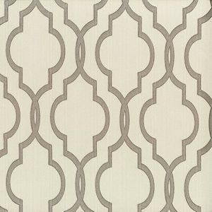 Ronda Silver by Norbar Fabric See Sample 100% POLYESTER CHINA - </p><p>Repeat: Horizontal: and Vertical: 8" 58 - Fabric Carolina -