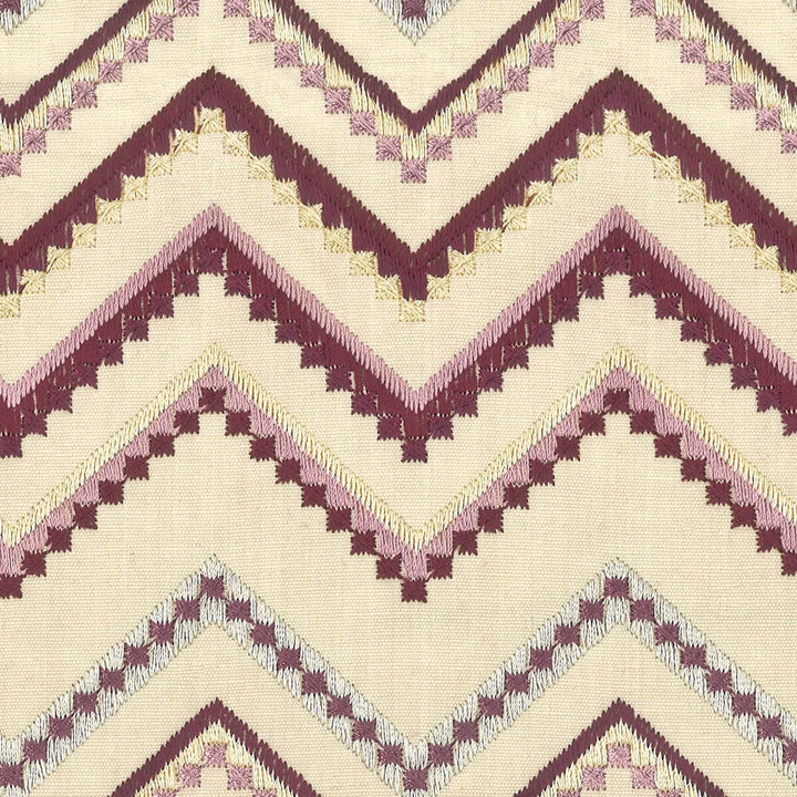 Rosemont 10 Violet by Stout Fabric Rainbow Library Leaf/Lavender 100% Cotton Embroidery INDIA FLAME RETARDANT-U.F.A.C. CLASS 1 (OR A) Horizontal: 7.25 and Vertical: 3.125 51.5 in - Fabric Carolina -
