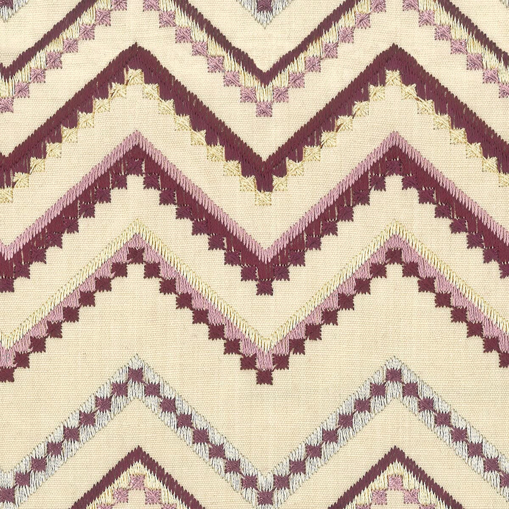 Rosemont 10 Violet by Stout Fabric RAINBOW LIBRARY LEAF/LAVENDER 100%COT %BEMB INDIA FLAME RETARDANT-U.F.A.C. CLASS 1 Horizontal: 7.25 and Vertical: 3.125 51.5 in - Fabric Carolina -