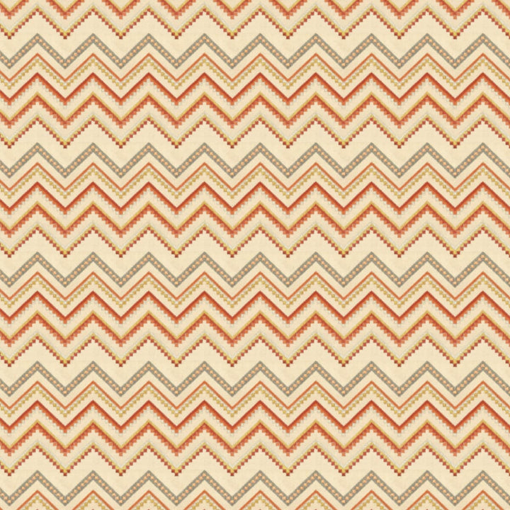 Rosemont 8 Tigerlily by Stout Fabric RAINBOW LIBRARY TANGERINE/CLOVE 100%COT %BEMB INDIA FLAME RETARDANT-U.F.A.C. CLASS 1 Horizontal: 7.25 and Vertical: 3.125 51.5 in - Fabric Carolina -