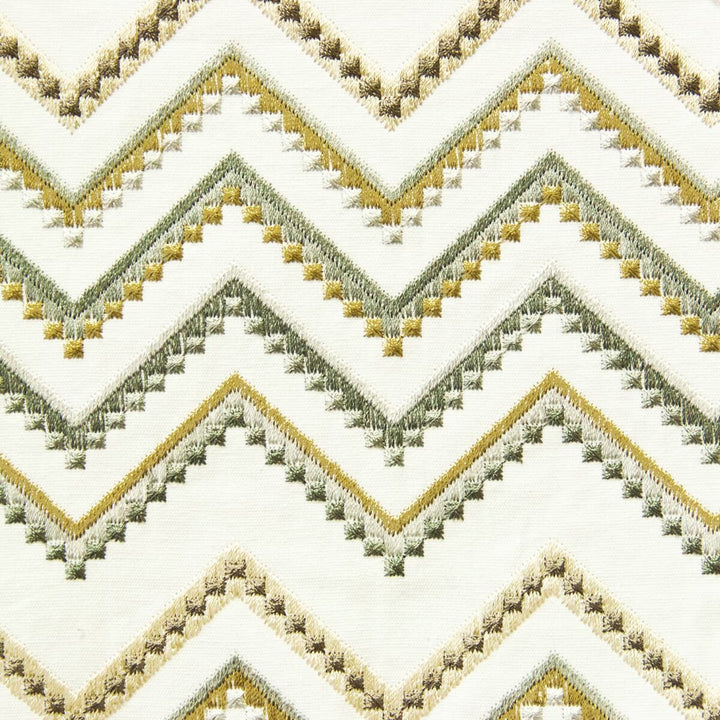 Rosemont 9 Slate by Stout Fabric Rainbow Library Silver/Smoke 100% Cotton Embroidery INDIA FLAME RETARDANT-U.F.A.C. CLASS 1 (OR A) Horizontal: 7.25 and Vertical: 3.125 51.5 in - Fabric Carolina -
