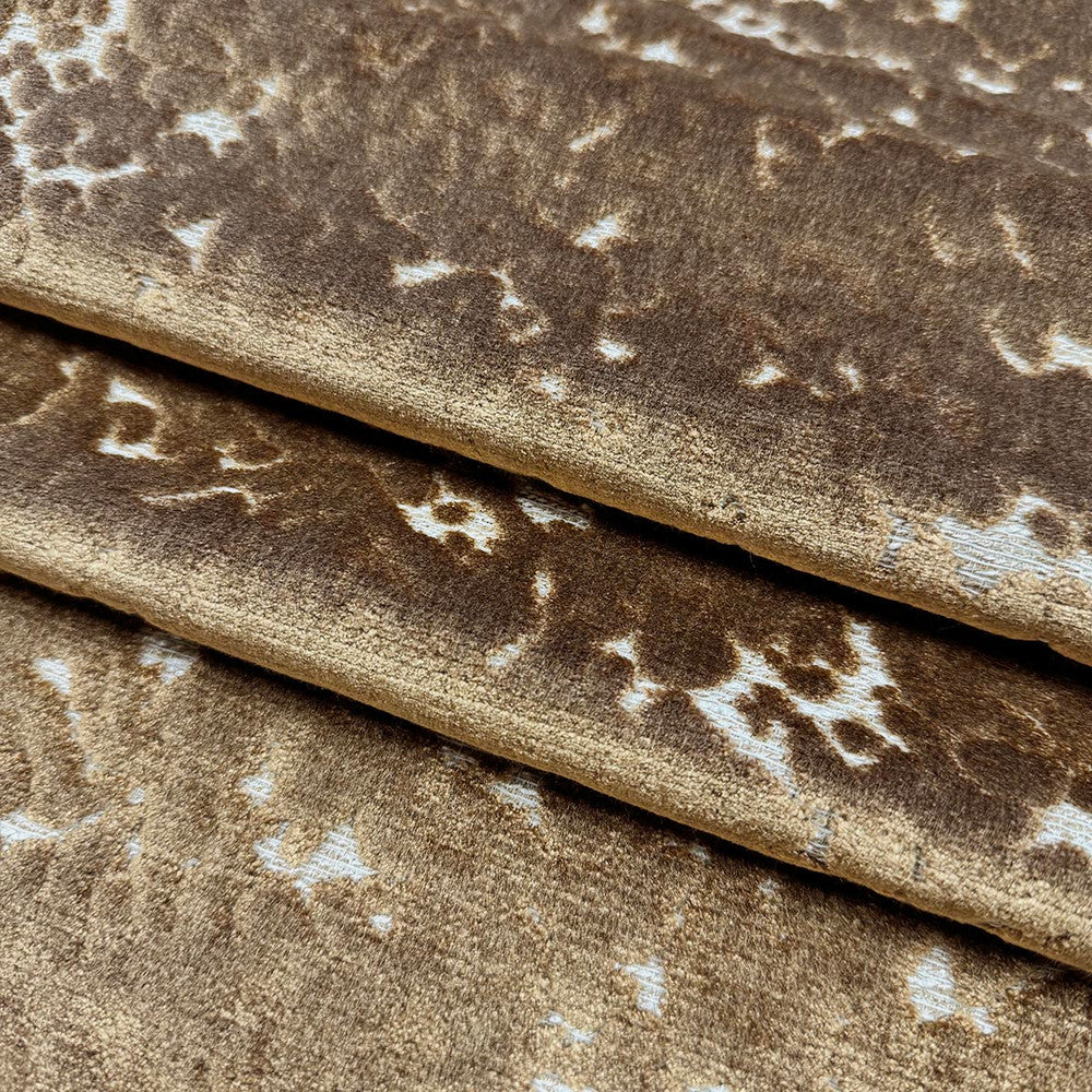 Rosen Caramel by Magnolia Fabric - 62% Viscose, 32% Poly, 6% Cotton India 50,000 WYZ Horizontal: 14 and Vertical: 25 54 - Fabric Carolina -