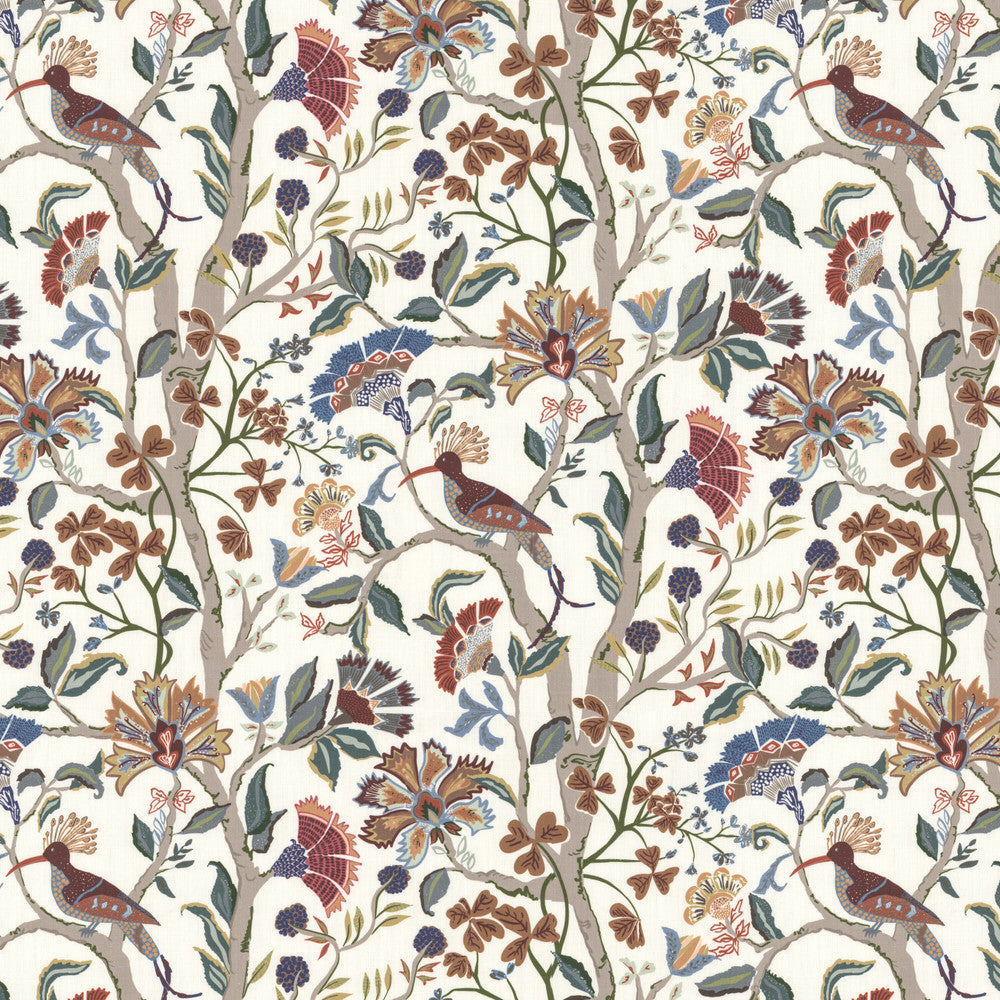 Roxanne 1 Autumn by Stout Fabric Stout Fabric Roxanne 1 AutumnFabric Rainbow Library Tearose/Spice 90%Cot 10%Lin USA </p><p>Repeat: H: 27, V: 4.75 54 in - Fabric Carolina -
