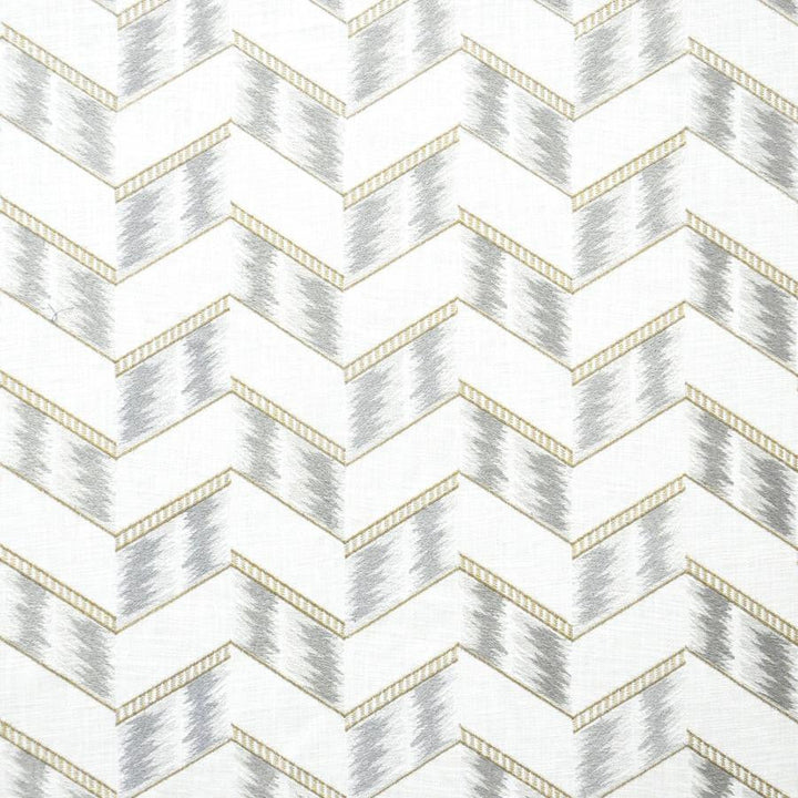 Riser # 424 Rain by Maxwell Designer Fabric Color Theory-Vol.Vi Flagstone BASE: 100% COTTON EMB: 100% RAYON INDIA V-5"H-6.6" 56.5"EMB.53" - Swanky Fabrics -