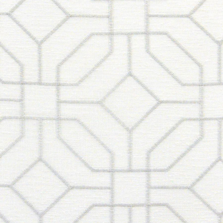 Ravenna # 507 Dolphin by Maxwell Fabric Sheer Paths 100% POLYESTER TURKEY V-9.25" H-9.5" 118" EMB. WIDTH 110" - Fabric Carolina -