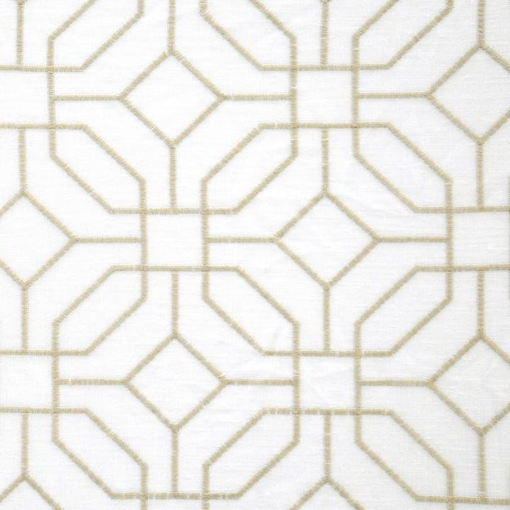 Ravenna # 532 Silt by Maxwell Fabric Sheer Paths 100% POLYESTER TURKEY V-9.25" H-9.5" 118" EMB. WIDTH 110" - Fabric Carolina -