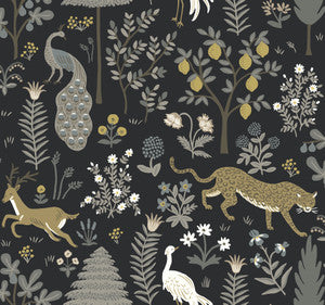 Menagerie Blue Wallpaper by Rifle Paper Co.