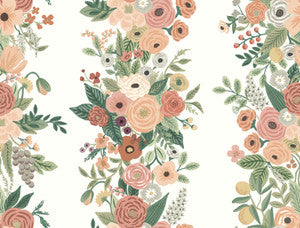 Garden Party Trellis White & Light Pink Wallpaper by Rifle Paper Co.