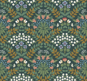 Bramble Green & Gold Wallpaper by Rifle Paper Co.