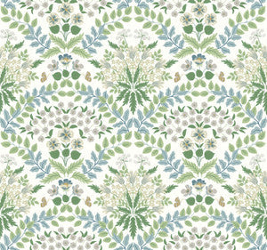 Bramble Blue/Green by Rifle Paper Co. Wallpaper