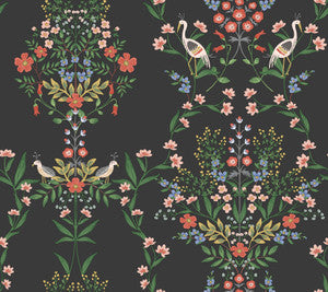 Luxembourg Black Wallpaper by Rifle Paper Co.