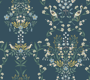 Luxembourg Blue & Green Wallpaper by Rifle Paper Co.