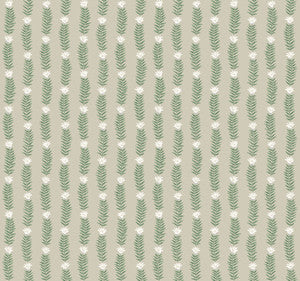 Eden Beige & Green Wallpaper by Rifle Paper Co.
