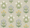 Mughal Rose Linen by Rifle Paper Co. Wallpaper