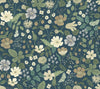 Strawberry Fields Teal by Rifle Paper Co. Wallpaper