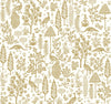 Menagerie Toile White & Metallic Gold by Rifle Paper Co. Wallpaper