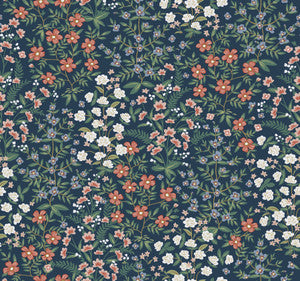 Wildwood Garden Blue & Red Wallpaper by Rifle Paper Co.