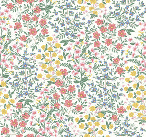 Wildwood Garden White & Pink Wallpaper by Rifle Paper Co.