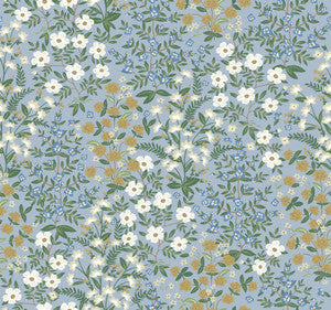 Wildwood Garden Blue & White Wallpaper by Rifle Paper Co.