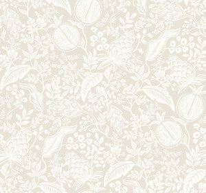 Pomegranate Beige Wallpaper by Rifle Paper Co.