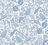 Pomegranate White & Blue by Rifle Paper Co. Wallpaper