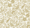 Pomegranate White & Metallic Gold by Rifle Paper Co. Wallpaper