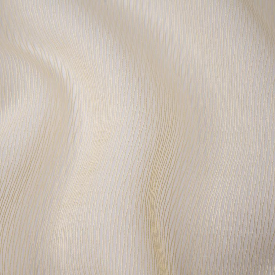 Rita # 212 Butter by Maxwell Fabric Sheer Glam 100% POLYESTER TURKEY 125" - Fabric Carolina -