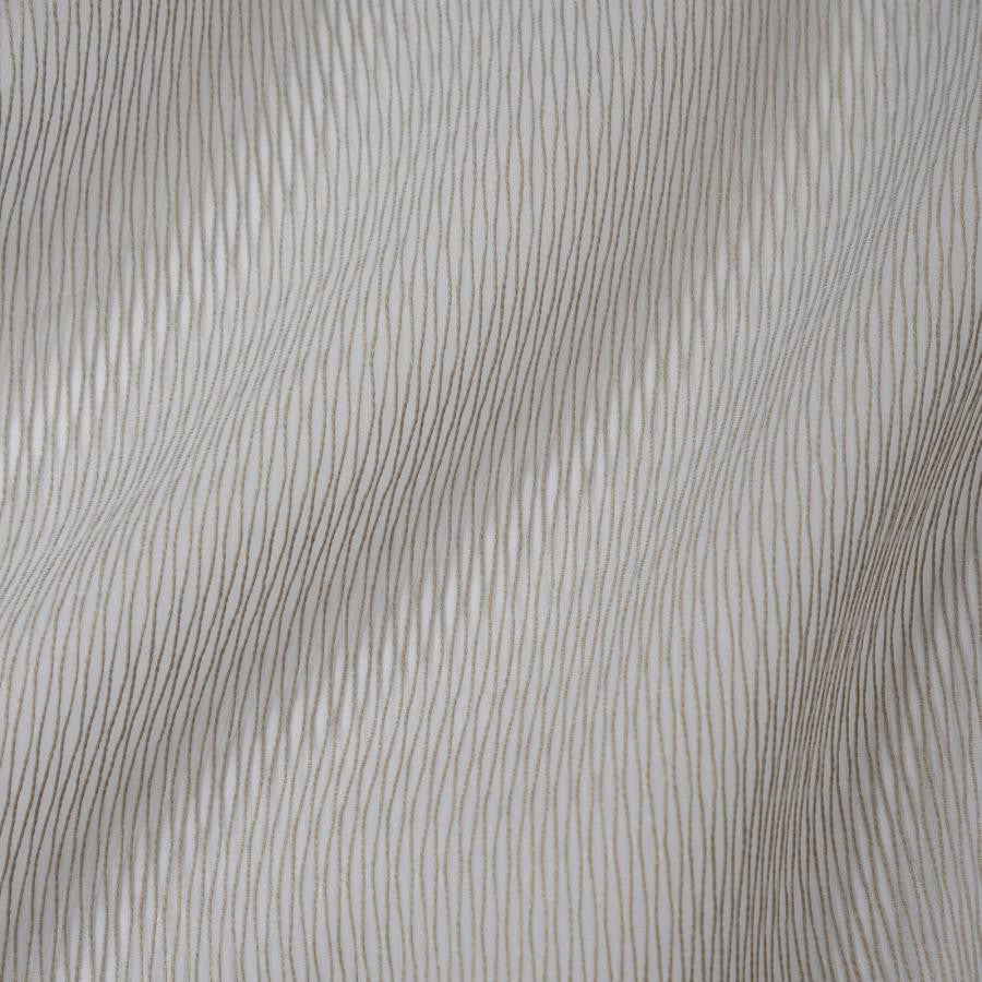 Rita # 224 Birch by Maxwell Designer Fabric Sheer Glam 100% POLYESTER TURKEY 125" - Swanky Fabrics -