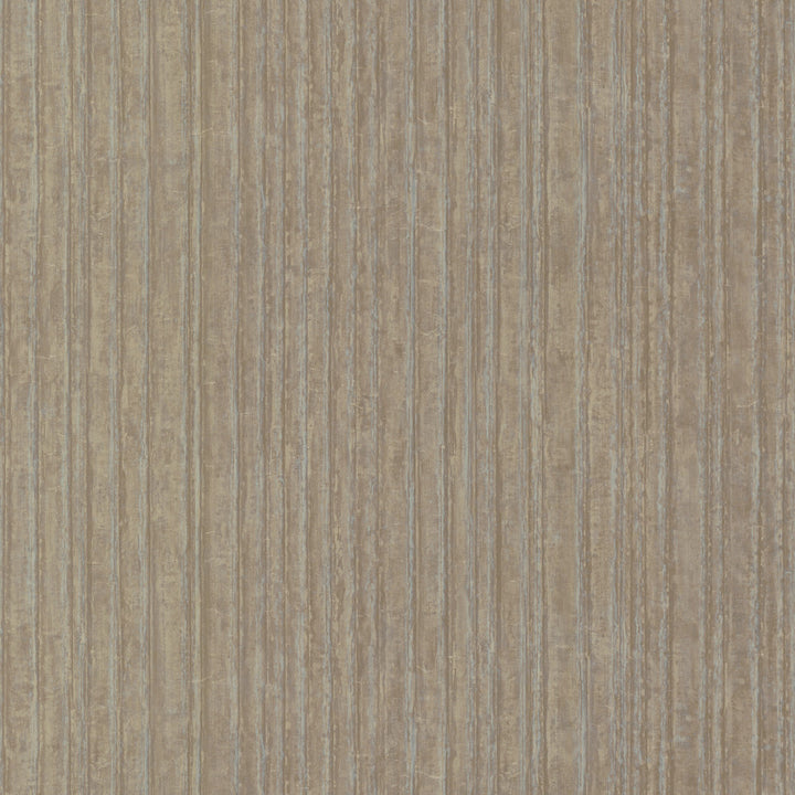 Vintage Tin Satin Brass Wallpaper by Ronald Redding Industrial Interiors III Covers about 65 square feet 26-in by 30-ft long roll Unpasted 0 - Fabric Carolina -
