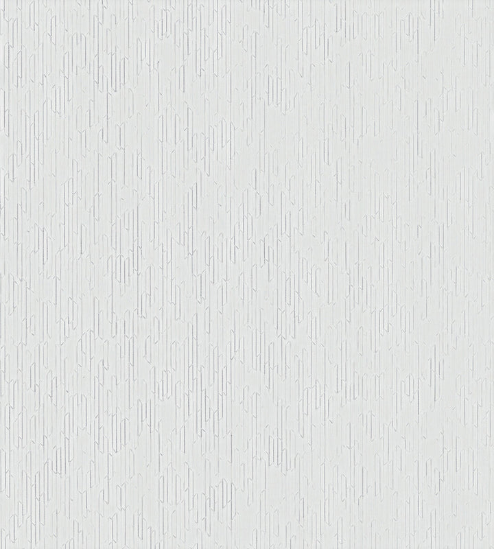Calliope Optic White Wallpaper by Ronald Redding Industrial Interiors III Covers about 65 square feet 26-in by 30-ft long roll Unpasted 0 - Fabric Carolina -