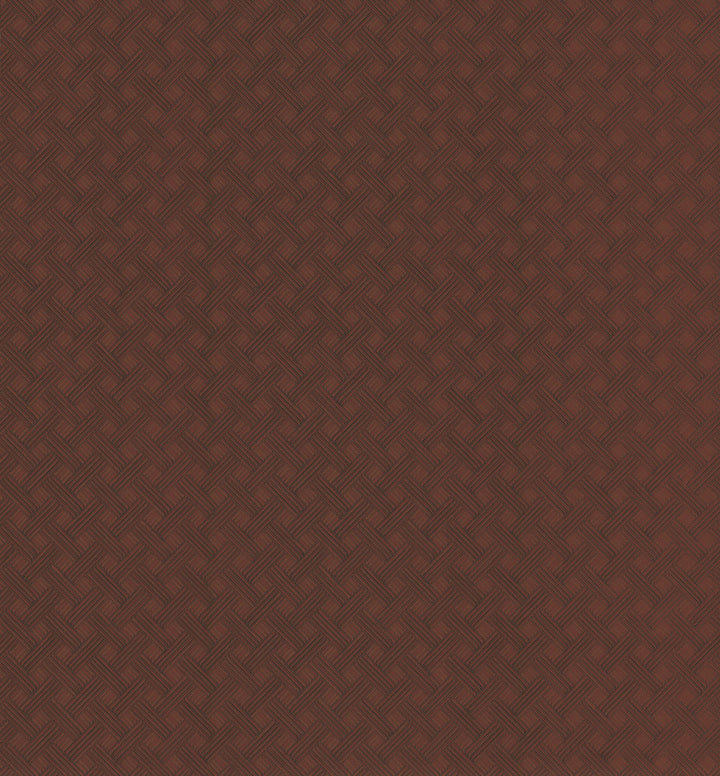 Wickwork Esquire Wallpaper by Ronald Redding Industrial Interiors III Covers about 13 square feet Unpasted 5.2-in repeat, straight match 52-in by 3-ft long roll - Fabric Carolina -