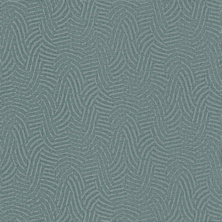 Helix Juniper Wallpaper by Ronald Redding Industrial Interiors III Covers about 13.5 square feet Unpasted 25.25-in repeat, straight match 54-in by 3-ft long roll - Fabric Carolina -