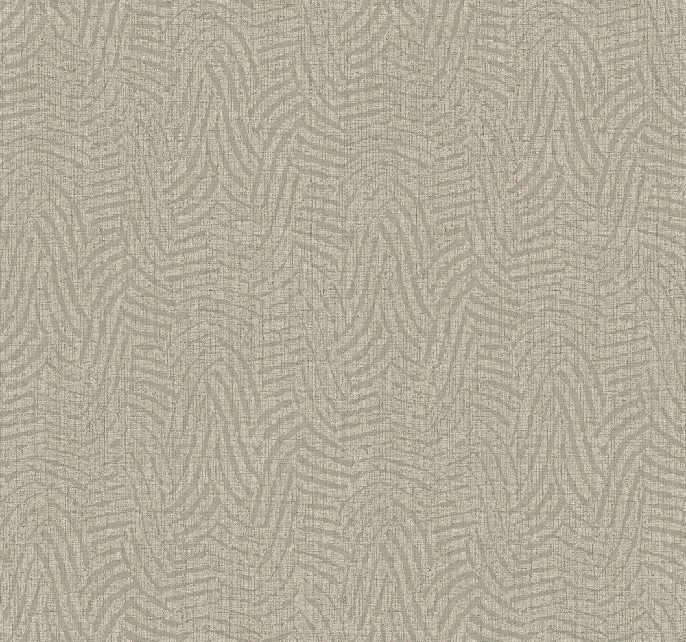 Helix Jute Wallpaper by Ronald Redding Industrial Interiors III Covers about 13.5 square feet Unpasted 25.25-in repeat, straight match 54-in by 3-ft long roll - Fabric Carolina -