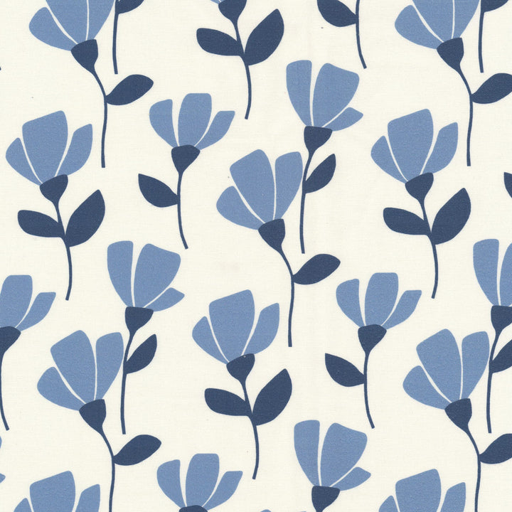 Rudolf 1 Denim by Stout Fabric Stout Fabric Rudolf 1 DenimFabric Rainbow Library Haze/Sky 100%Cot Spain </p><p>Repeat: H: 6.75, V: 15 54 in - Fabric Carolina -