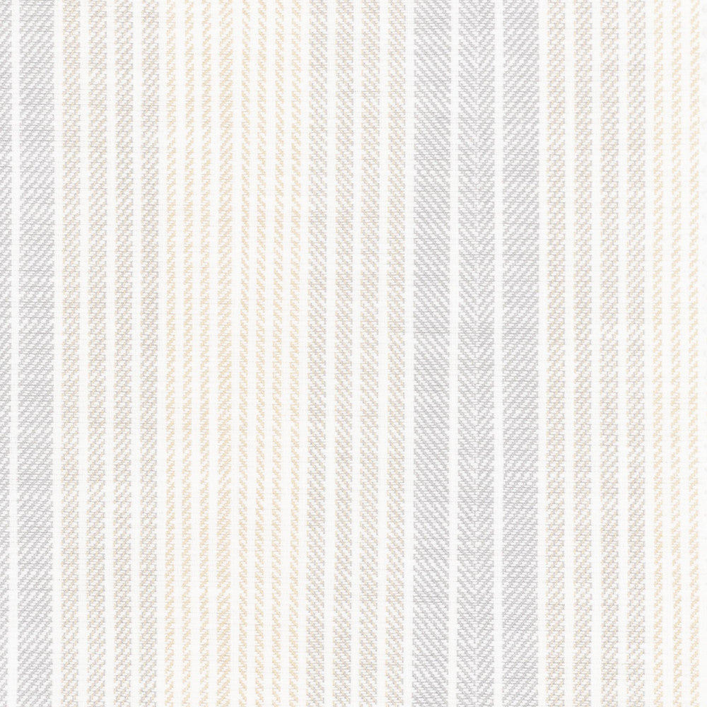 Ruella 3 Linen by Stout Fabric JUST STRIPES NATURAL/CHARCOAL 56%POL 44%COT INDIA Horizontal: 0.000 and Vertical: 4.000 54 in - Fabric Carolina -