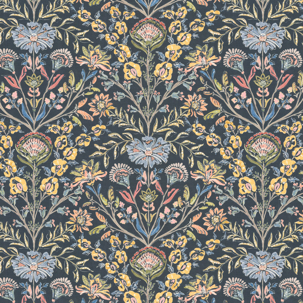 Ruffle 3 Multi/Dark by Stout Fabric Stout Fabric Ruffle 3 Multi/DarkFabric RAINBOW LIBRARY HARBOR/INK 90%COT 10%LIN USA </p><p>Repeat: H: 27.000, V: 27.000 54 in - Fabric Carolina -