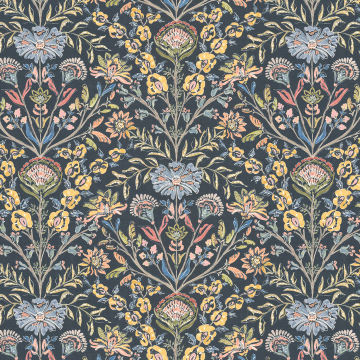 Ruffle 3 Multi/Dark by Stout Fabric Stout Fabric Ruffle 3 Multi/DarkFabric Rainbow Library Harbor/Ink 90%Cot 10%Lin USA </p><p>Repeat: H: 27, V: 0 54 in - Fabric Carolina -