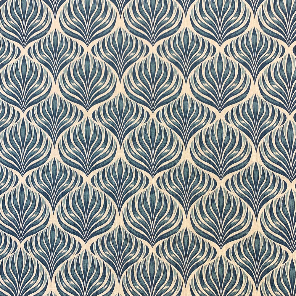 Rumi Cobalt by Magnolia Fabric - 95 COTTON, 5 LINEN USA 30,000+ Horizontal: 4.5 and Vertical: 4.5 54 - Fabric Carolina -