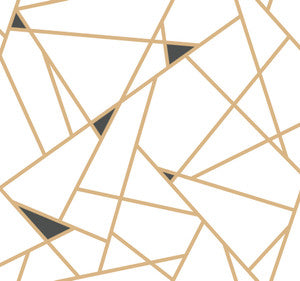 Prismatic Gold & Black Wallpaper by Inspired by Color