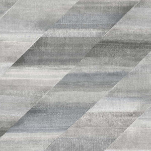 Rainbow Diagonals Cinder Gray and Slate by Seabrook Wallpaper